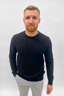 Pánsky čierny sveter