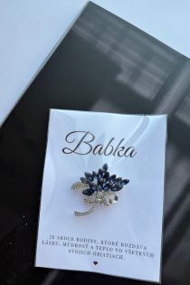 Dámska brošňa-BABKA
