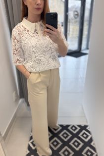 Dámska biela košeľa