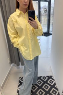 Žltá dámska košeľa
