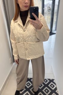 Dámska béžová bunda