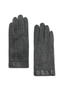 Pánske tmavosivé rukavice
