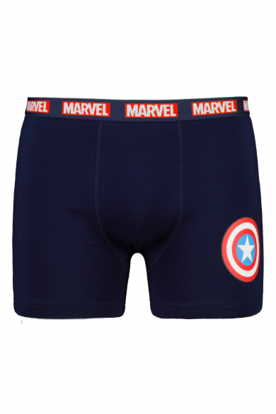 Tmavomodré boxerky Captain America