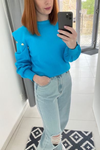 Modrý sveter Amélia