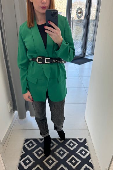 Zelené dámske sako