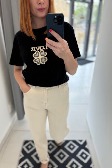Čierne tričko LOVE