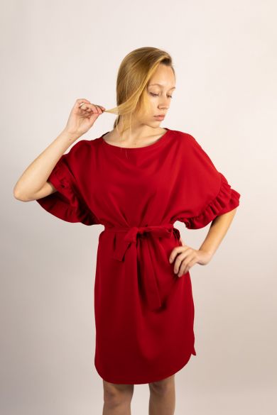 Červené spoločenské šaty Adeline