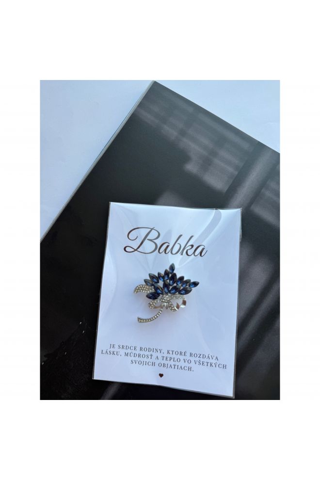 Dámska brošňa-BABKA
