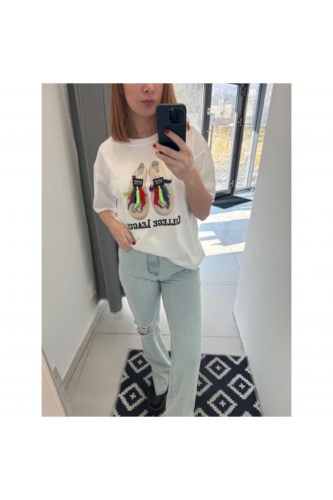 Biele tričko Kayla