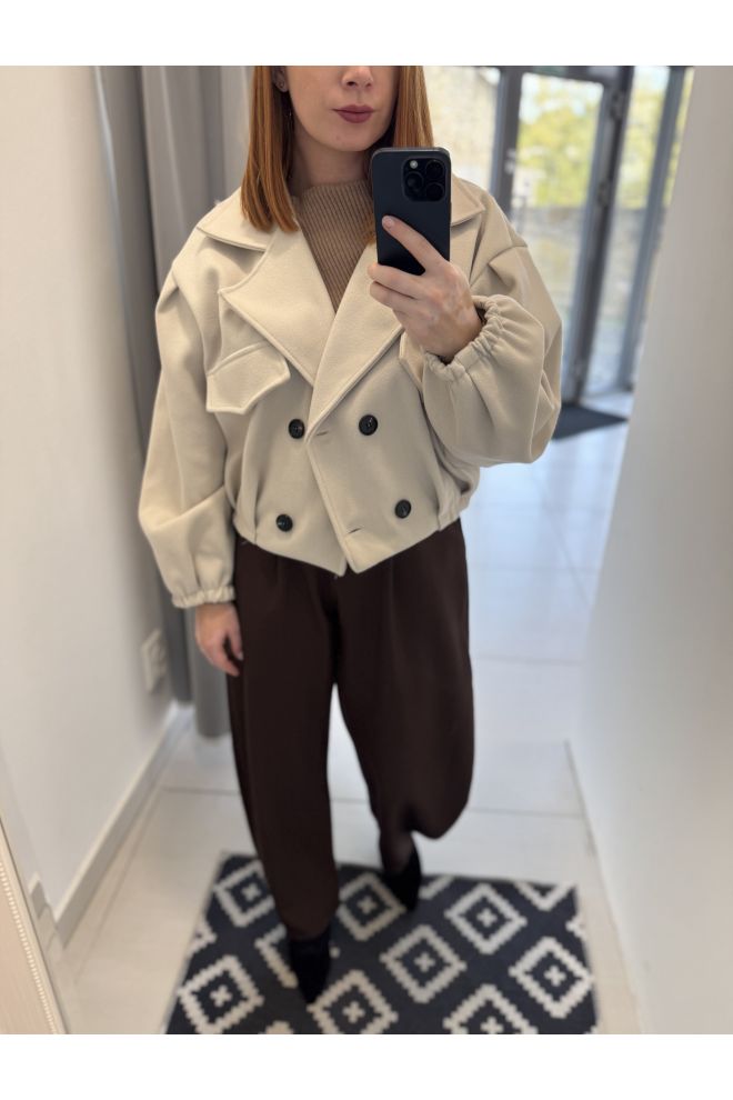 Béžová bunda Sophia